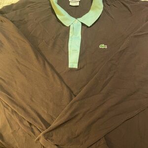 Men’s Lacoste Long sleeve polo- Size 9 (2XL equivalent)